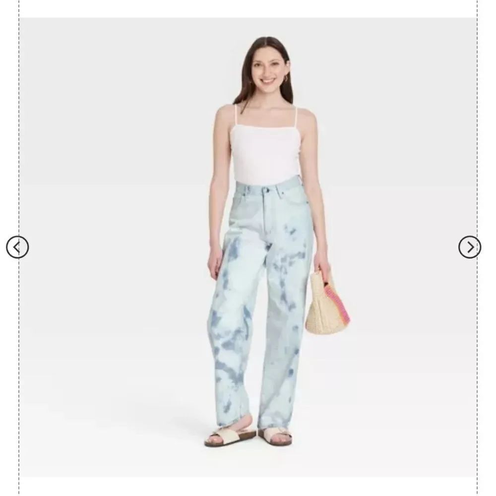 🆕👖🔥Mid-Rise 90's Baggy Cloud Jeans